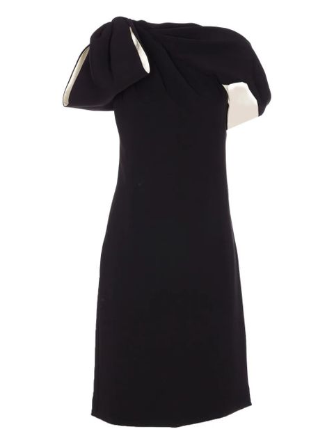 Max Mara bow-detail zip mini dress - Black - zdjęcie produktu nr 1