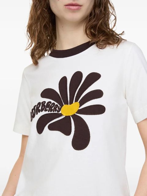 Burberry daisy cotton T-shirt - White - zdjęcie produktu nr 2