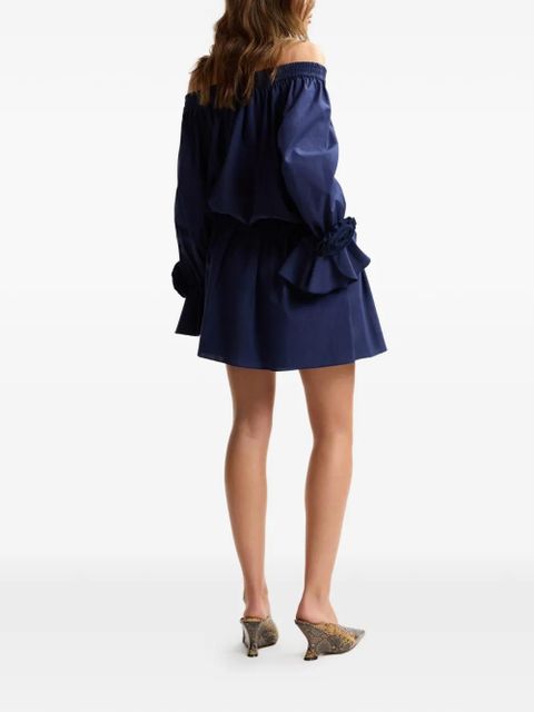 Essentiel Antwerp rosette-embellished mini dress - Blue