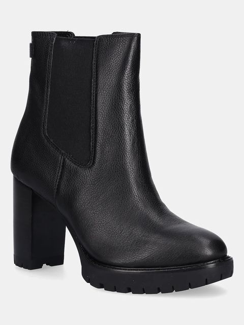 Lauren Ralph Lauren sztyblety skórzane Layne damskie kolor czarny na słupku 802974391001 - zdjęcie produktu nr 1