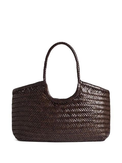 DRAGON DIFFUSION Big Nantucket handwoven big tote bag - Brown