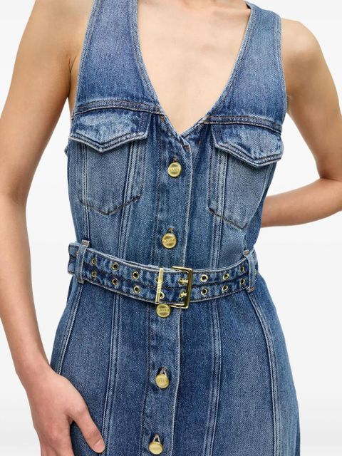 GANNI denim maxi dress - Blue