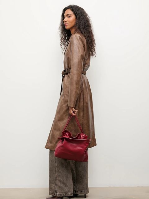 Answear.LAB płaszcz kolor brązowy