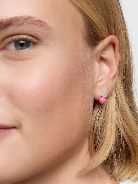 Tous kolczyki srebrne ICON MESH 1004503600