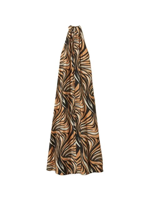 TWINSET graphic-print maxi dress - Neutrals - zdjęcie produktu nr 1