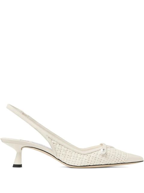 Jimmy Choo 45mm Amita pumps - White - zdjęcie produktu nr 1