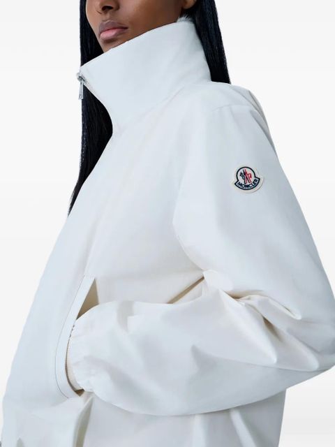 Moncler zip-up high-neck jacket - White