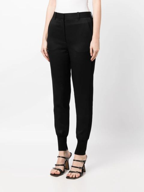3.1 Phillip Lim mid-rise wool tapered trousers - Black