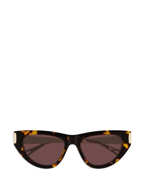 Chloé Eyewear cat-eye tortoiseshell-effect sunglasses - Brown - zdjęcie produktu nr 1