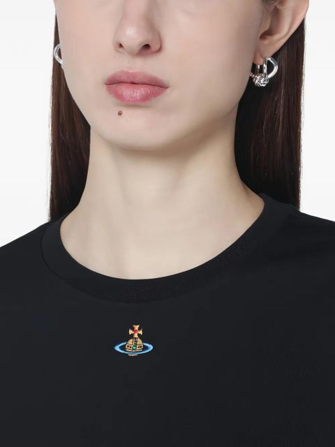Vivienne Westwood Orb-motif T-shirt - Black