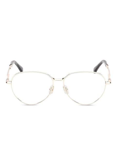 Max Mara Eyewear round-framed glasses - Gold - zdjęcie produktu nr 1