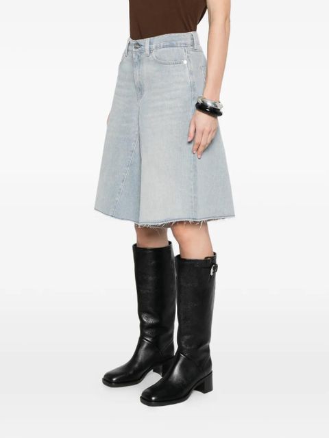 OUR LEGACY frayed-hem shorts - Blue