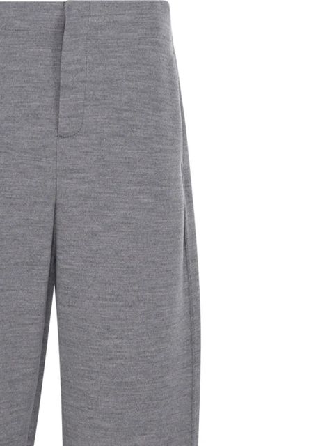 Max Mara concealed-fastening wide-leg trousers - Grey