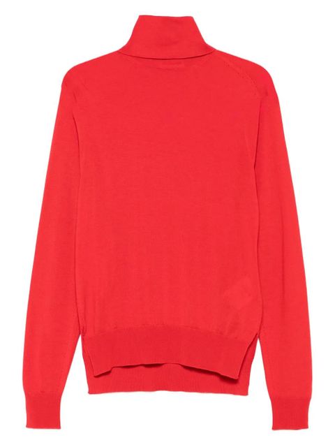Jil Sander turtleneck knitted sweater - Red - zdjęcie produktu nr 1