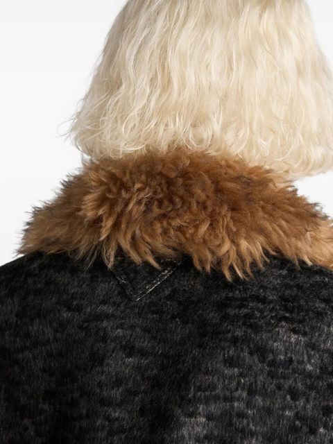 Prada contrast-trim jacket - Grey