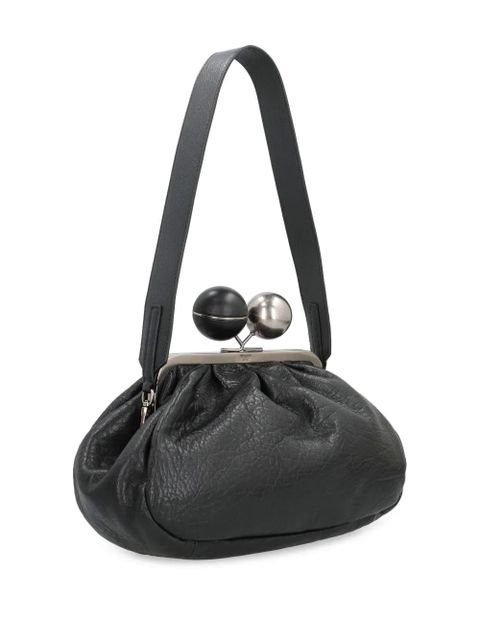 Weekend Max Mara ball-embellished frame clutch bag - Black