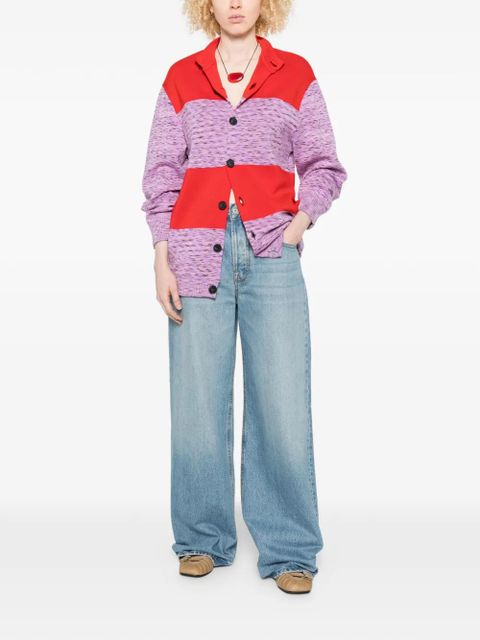 Missoni button colour-block coat - Purple - zdjęcie produktu nr 2