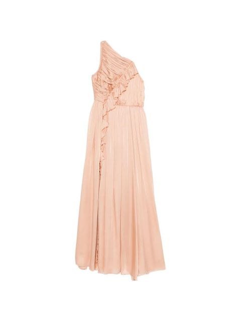 Ulla Johnson Aisha ruffled one-shoulder maxi dress - Neutrals - zdjęcie produktu nr 1