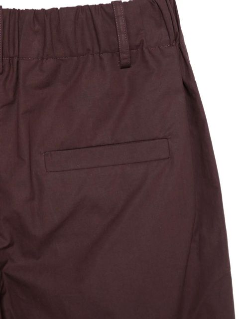 Alysi poplin trousers - Brown