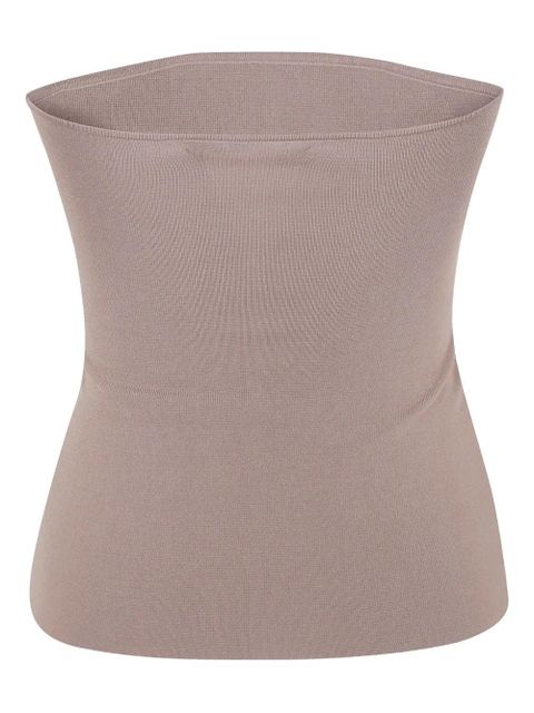 ENTIRE STUDIOS ribbed-knit strapless top - Neutrals - zdjęcie produktu nr 2