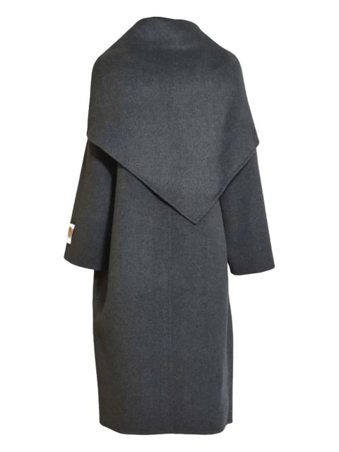 SOLOTRE double-breasted shawl-collar coat - Grey - zdjęcie produktu nr 2