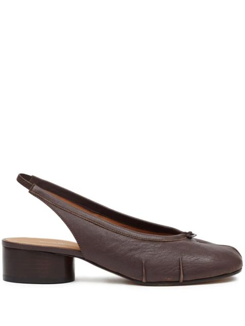 Maison Margiela 30mm Tabi pumps - Brown - zdjęcie produktu nr 1