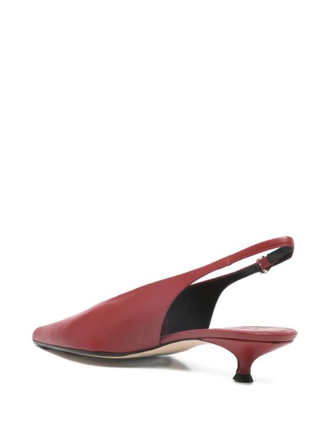 Aeyde Camila slingback pointed pumps - Red