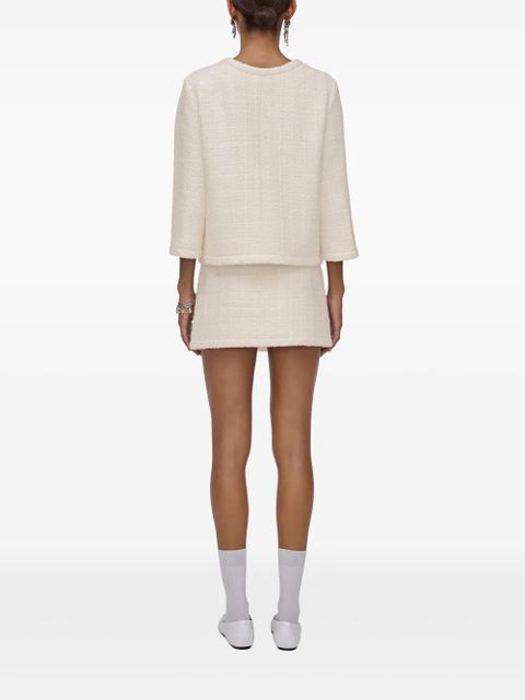 Marc Jacobs The Tweed Backwards jacket - White - zdjęcie produktu nr 2