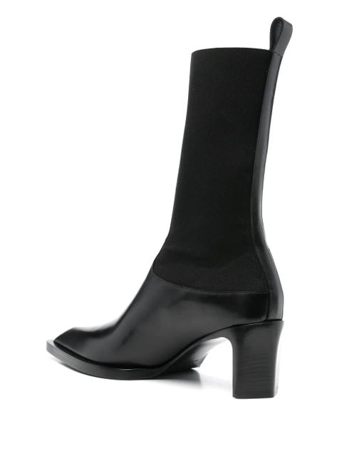 Jil Sander 60mm leather Chelsea ankle boots - Black - zdjęcie produktu nr 2