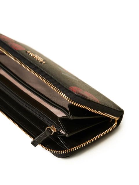 TWINSET cherry-print zip wallet - Black - zdjęcie produktu nr 2