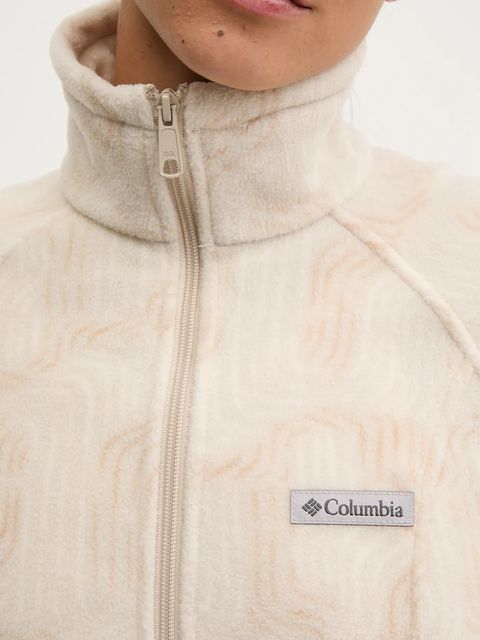 Columbia bluza sportowa Benton Springs kolor beżowy wzorzysta 2021771