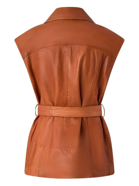 PINKO belted gilet - Brown - zdjęcie produktu nr 2