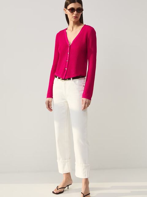 Medicine kardigan damski lniany - zdjęcie produktu nr 1