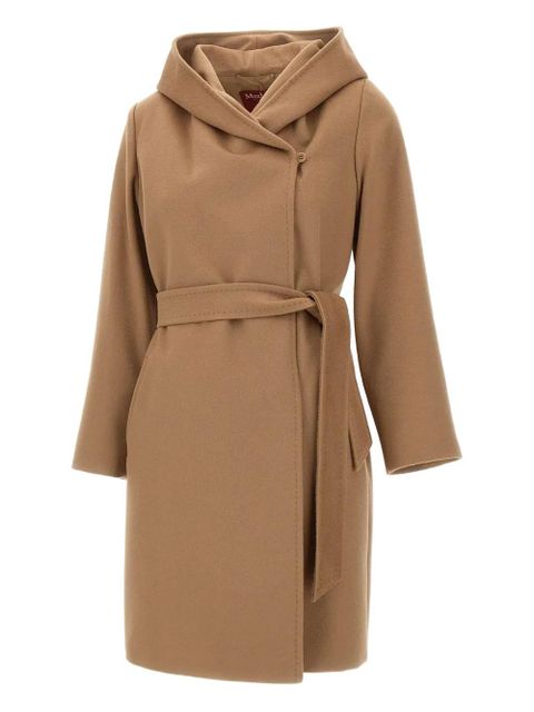 Max Mara belted wool double-breasted coat - Brown - zdjęcie produktu nr 1