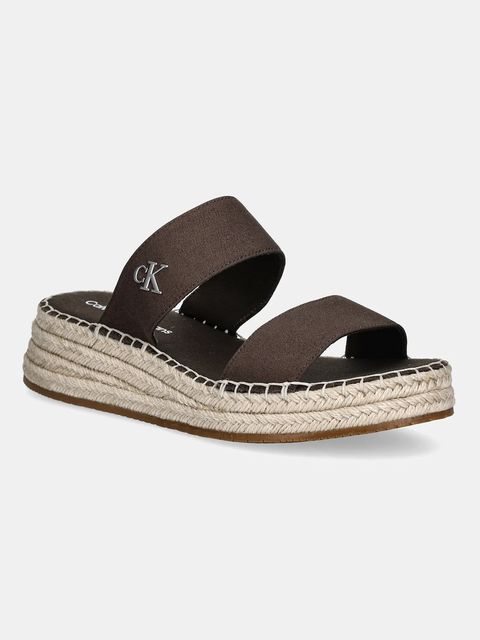 Calvin Klein Jeans klapki SPORTY ROPE MG LTH WEBBING - zdjęcie produktu nr 2