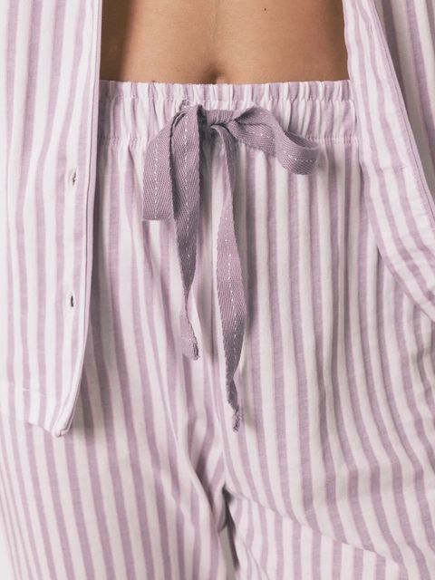 women'secret piżama bawełniana damska kolor fioletowy bawełniana 4852095