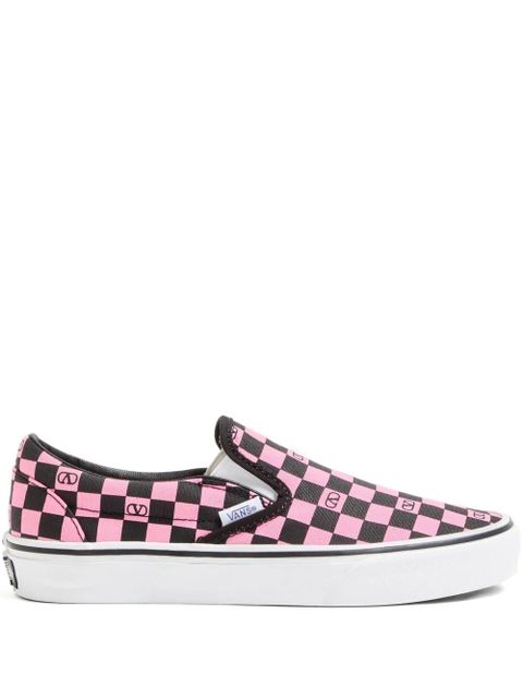 Valentino Garavani x Vans Vlogo checkerboard sneakers - Pink - zdjęcie produktu nr 1