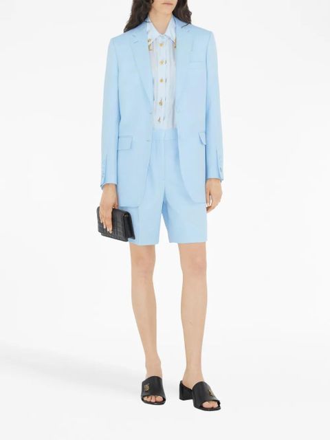 Burberry high-waisted tailored shorts - Blue - zdjęcie produktu nr 2