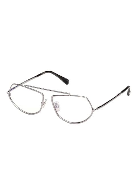 Max Mara geometric-frame glasses - Silver - zdjęcie produktu nr 2