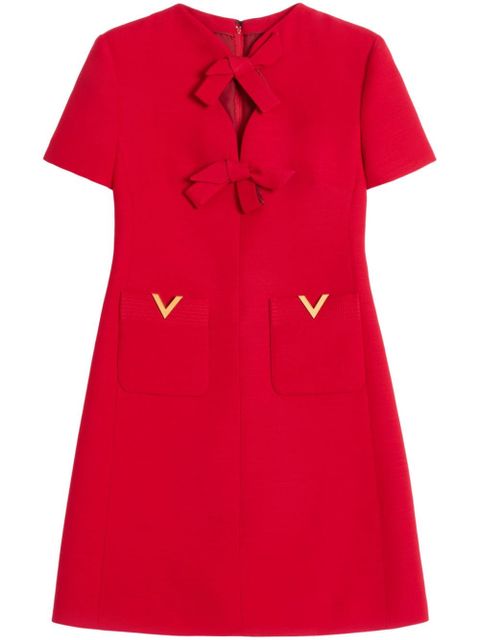 Valentino Garavani Crepe Couture mini dress - Red