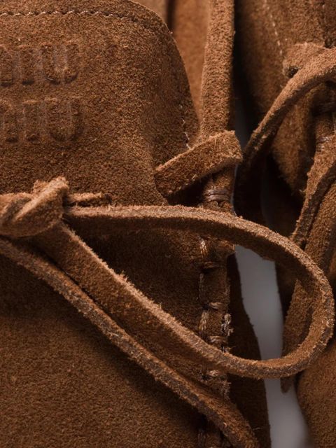 Miu Miu suede mules - Brown