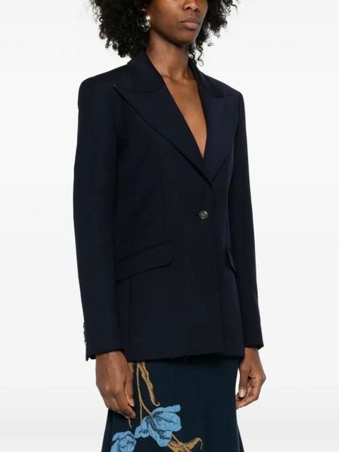 Gabriela Hearst single-breasted blazer - Blue - zdjęcie produktu nr 2