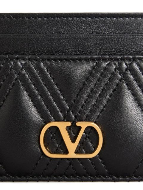 Valentino Garavani Quiltie 67 cardholder - Black