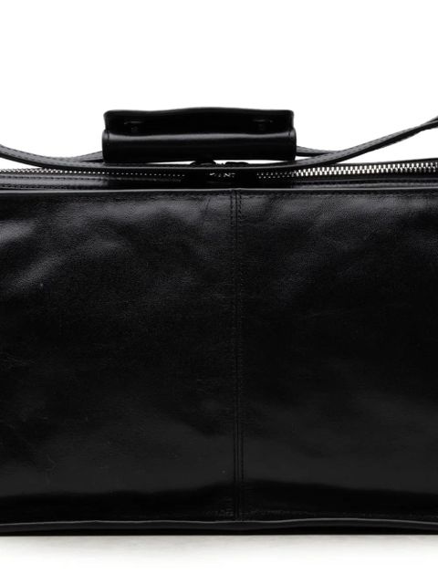 STAUD Harold leather shoulder bag - Black