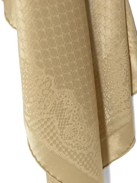 Moschino lace silk scarf - Neutrals - zdjęcie produktu nr 2