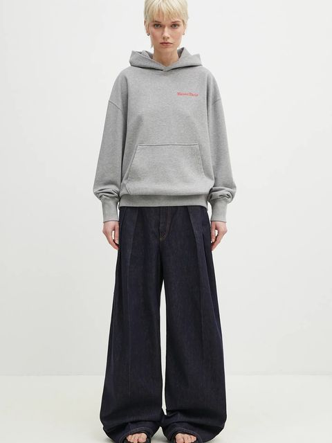 Kenzo bluza bawełniana x Verdy kolor szary z aplikacją FF58SW2404MF.94