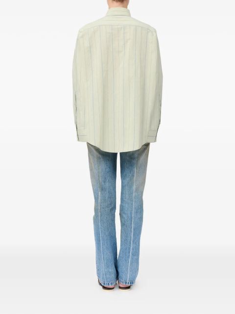 MM6 Maison Margiela striped shirt - Green