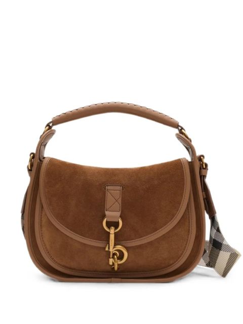 Burberry small B-clip cross body bag - Brown - zdjęcie produktu nr 1