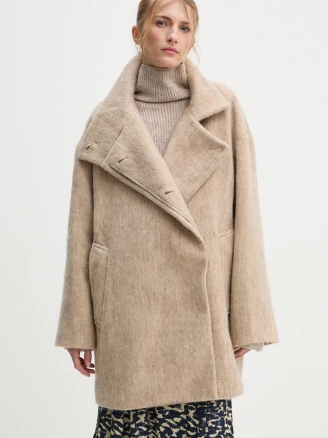 Day Birger et Mikkelsen płaszcz z domieszką wełny Keaton - Fluffy Wool Blend - zdjęcie produktu nr 1