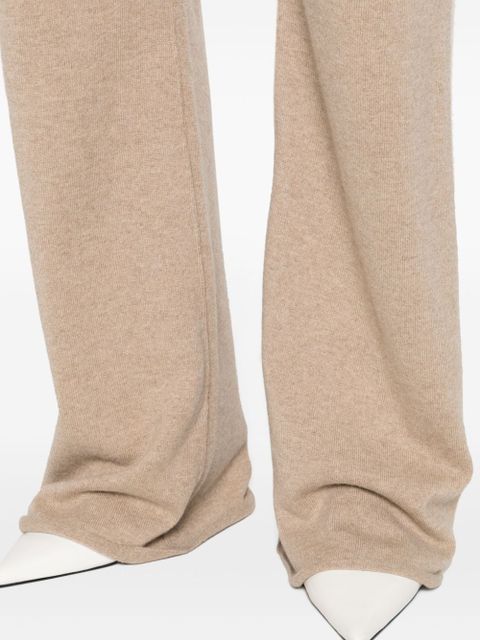 Maison Margiela straight-leg knitted trousers - Neutrals
